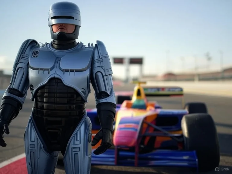 China despliega su Robocop en el Gran Premio de Fórmula 1