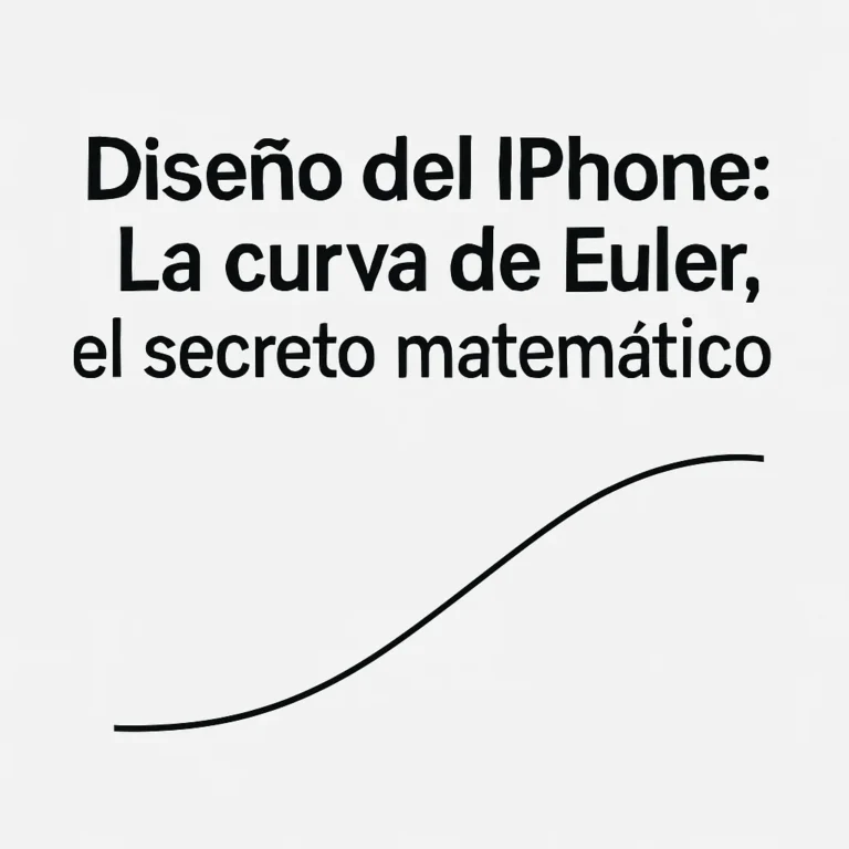 Diseño del iPhone La curva de Euler el secreto matemático