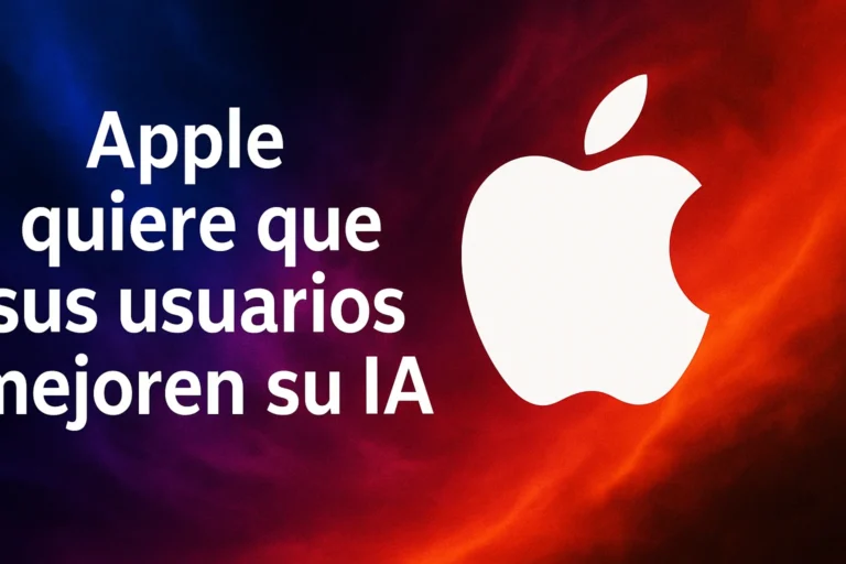 Apple quiere que sus usuarios mejoren su IA