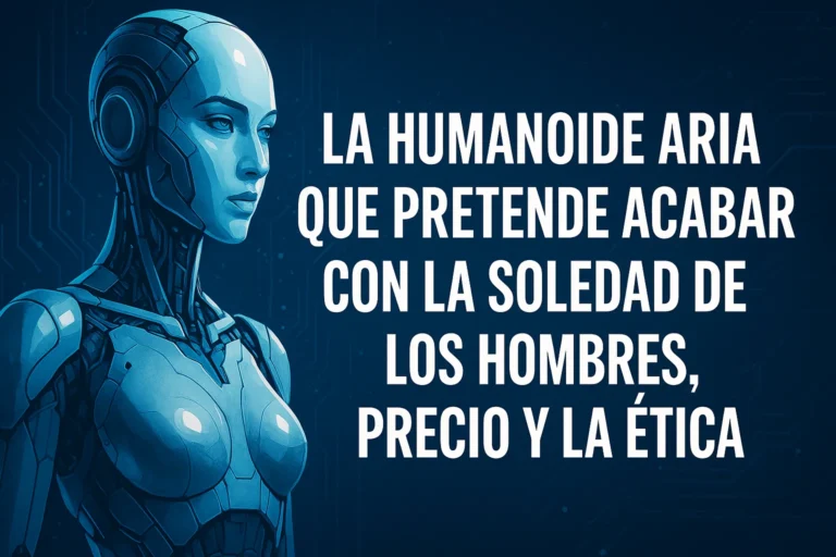 Aria, la humanoide que acompaña a hombres solitarios