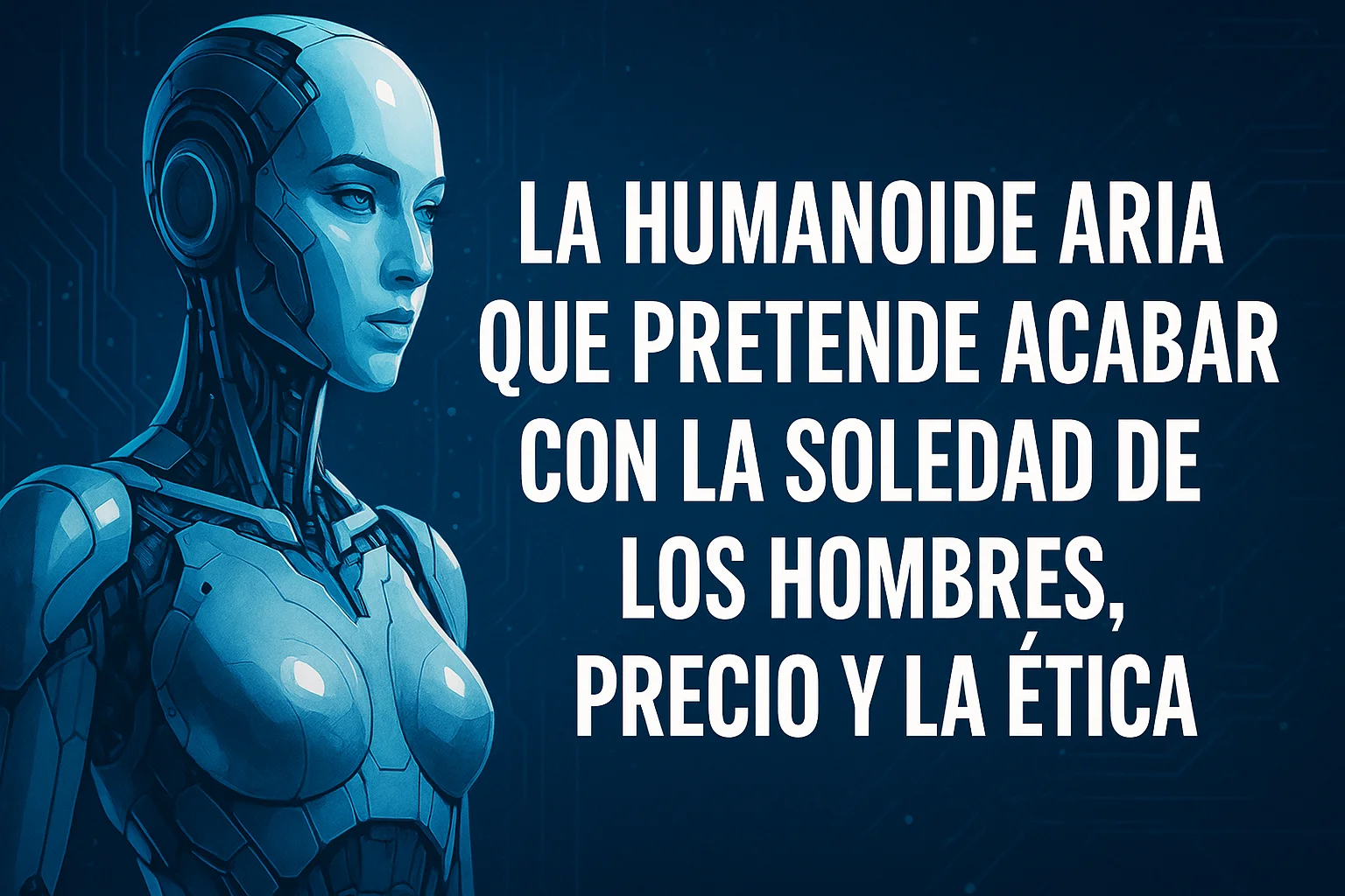 Aria, la humanoide que acompaña a hombres solitarios