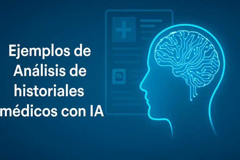 Ejemplos de Análisis de historiales médicos con IA