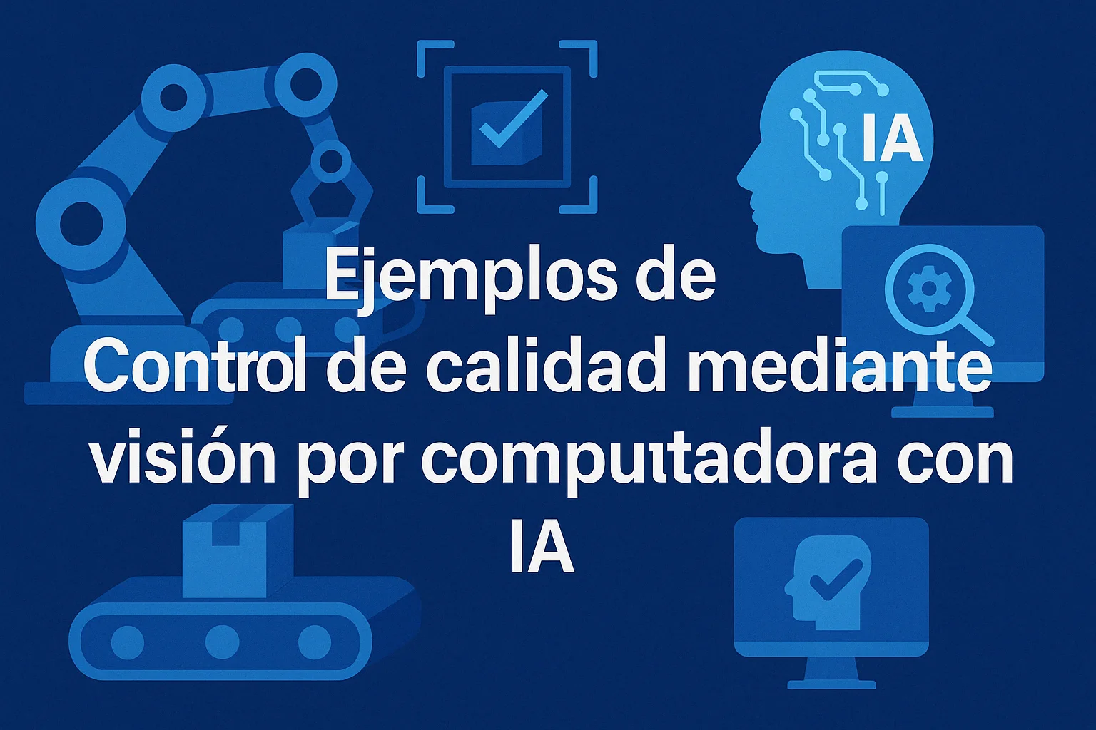 Ejemplos de Control de calidad mediante visión por computadora con IA