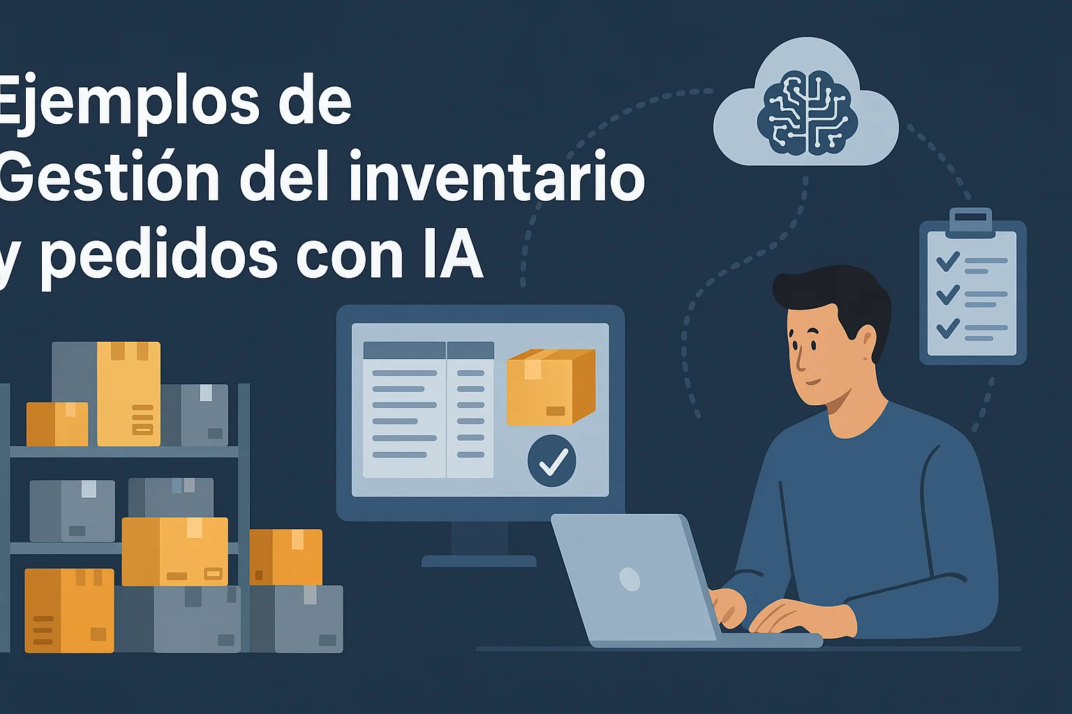 Ejemplos de Gestión del inventario y pedidos con IA.