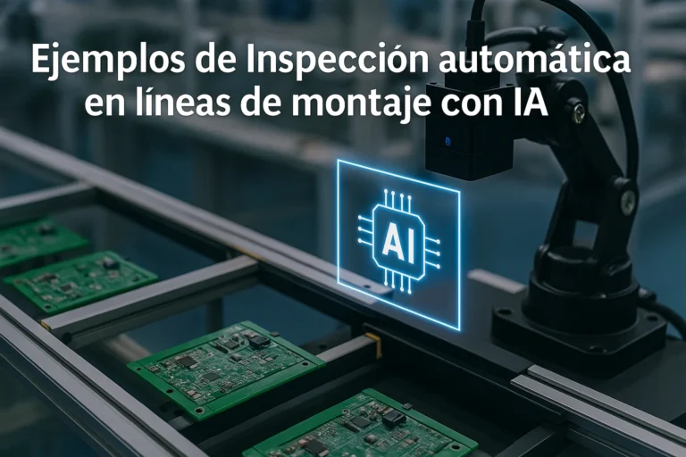 Ejemplos de Inspección automática en líneas de montaje con IA