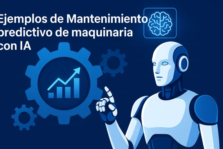 Ejemplos de Mantenimiento predictivo de maquinaria con IA