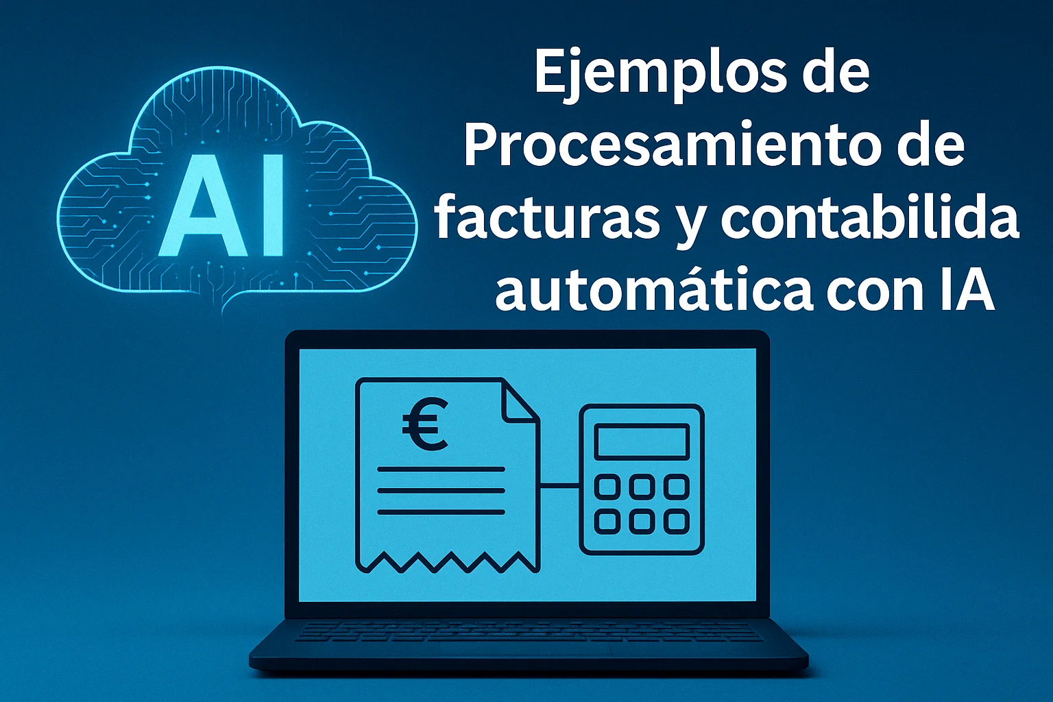 Ejemplos de Procesamiento de facturas y contabilidad automática con IA