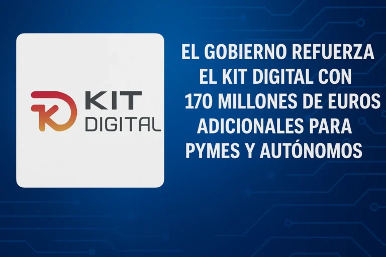 El Gobierno refuerza el Kit Digital con 170 millones de euros adicionales para pymes y autónomos