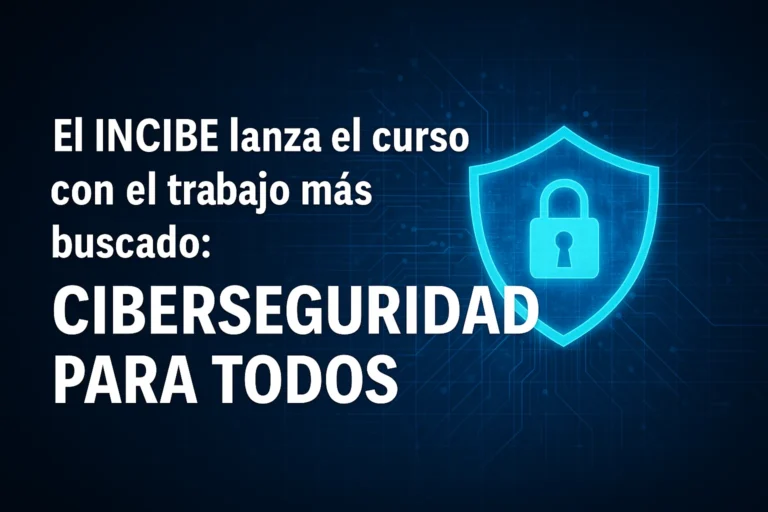 El INCIBE lanza el curso con el trabajo en ciberseguridad