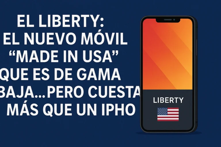 El Liberty el nuevo móvil “made in USA” que es de gama baja… pero cuesta más que un iPhone