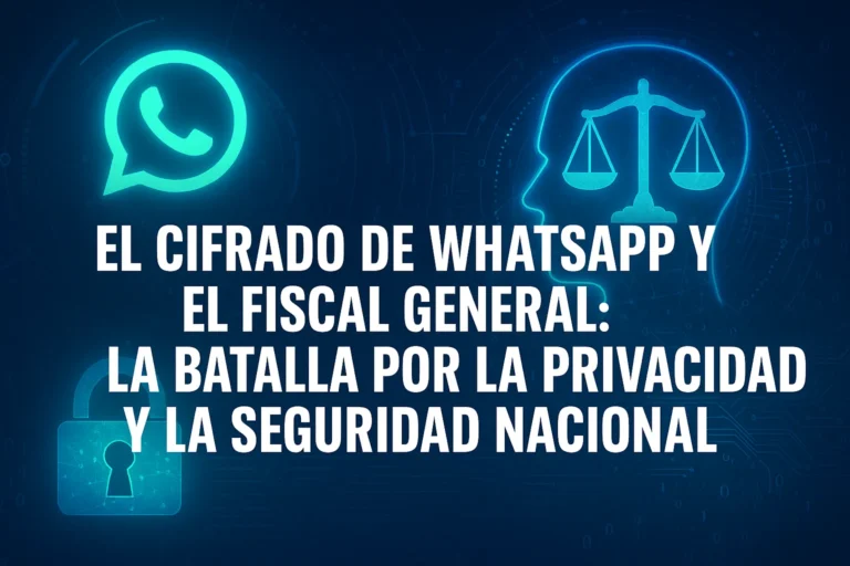 El cifrado de WhatsApp y el fiscal general
