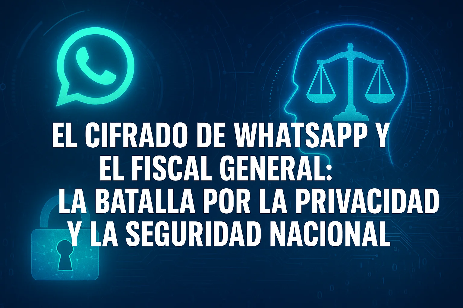 El cifrado de WhatsApp y el fiscal general