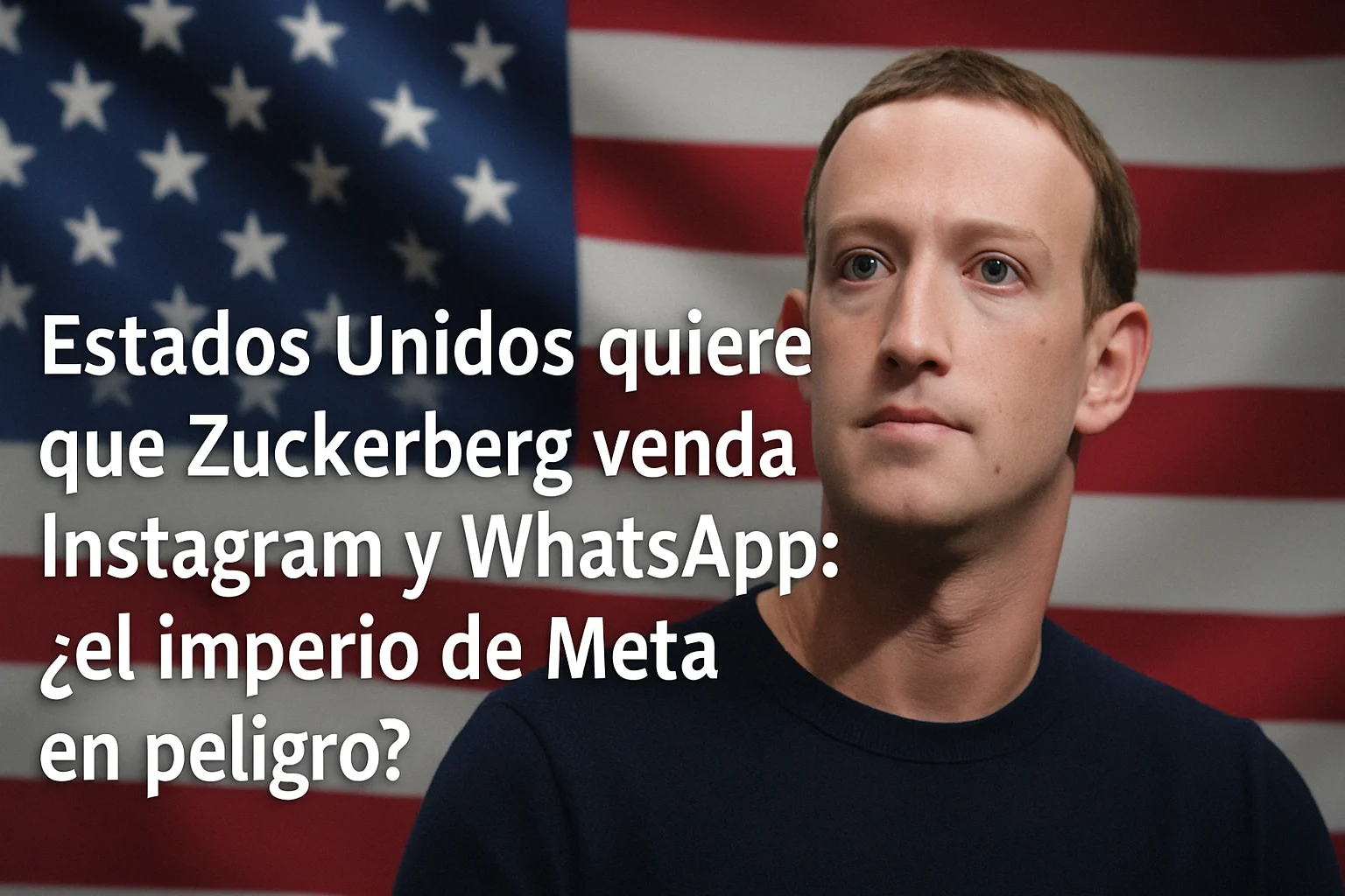 Estados Unidos quiere que Zuckerberg venda Instagram y WhatsApp