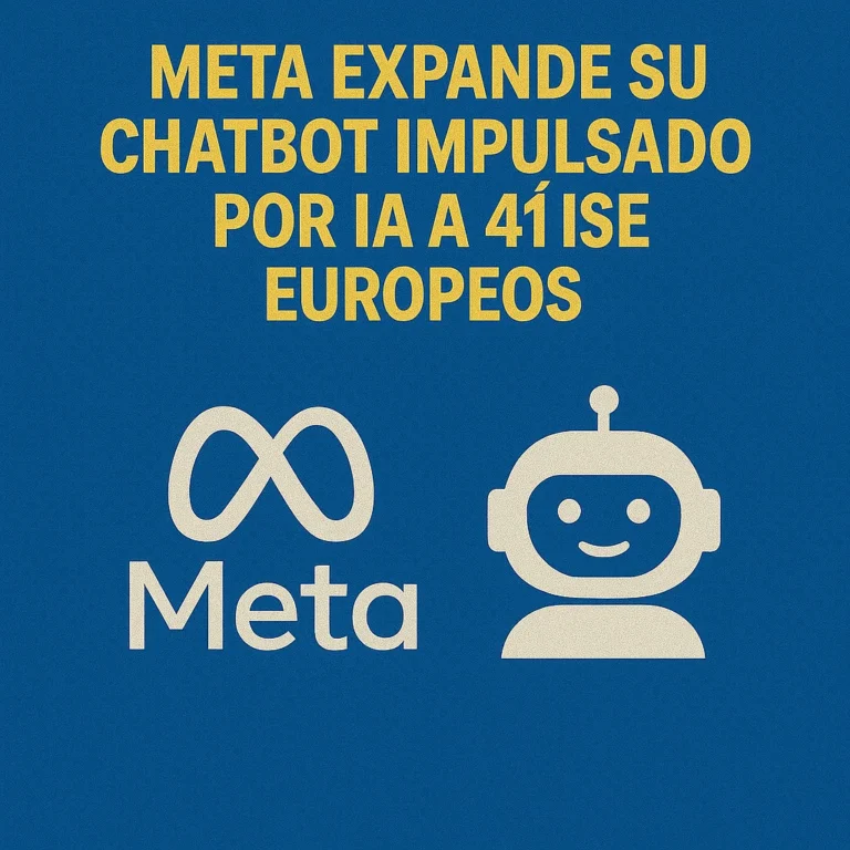 Meta expande su chatbot de inteligencia artificial a 41 países