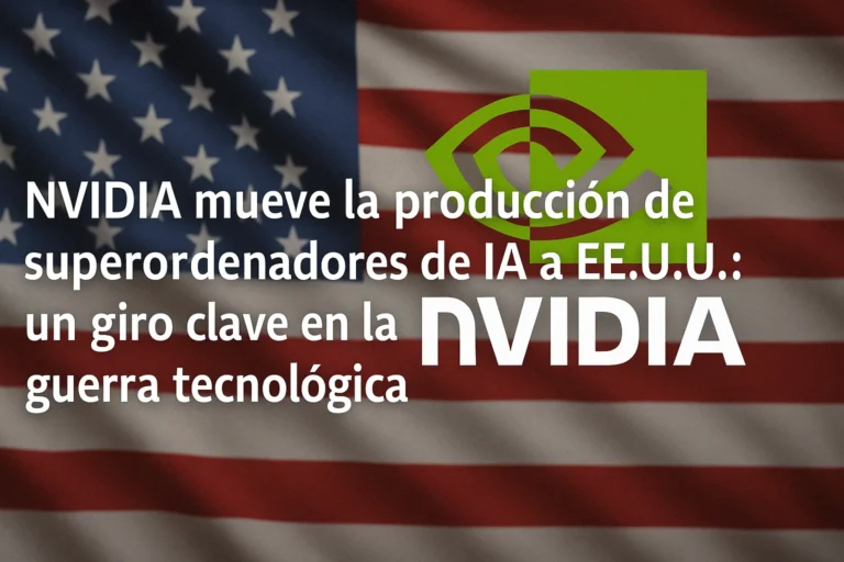 NVIDIA mueve la producción de superordenadores de IA a EE.UU.