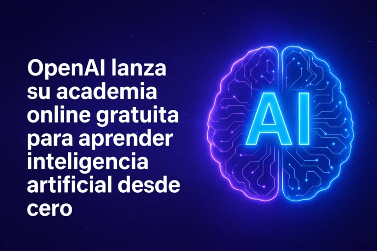 OpenAI lanza su academia online gratuita para aprender inteligencia artificial desde cero