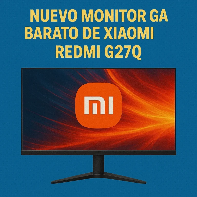 Redmi G27Q el nuevo monitor gaming económico de Xiaomi