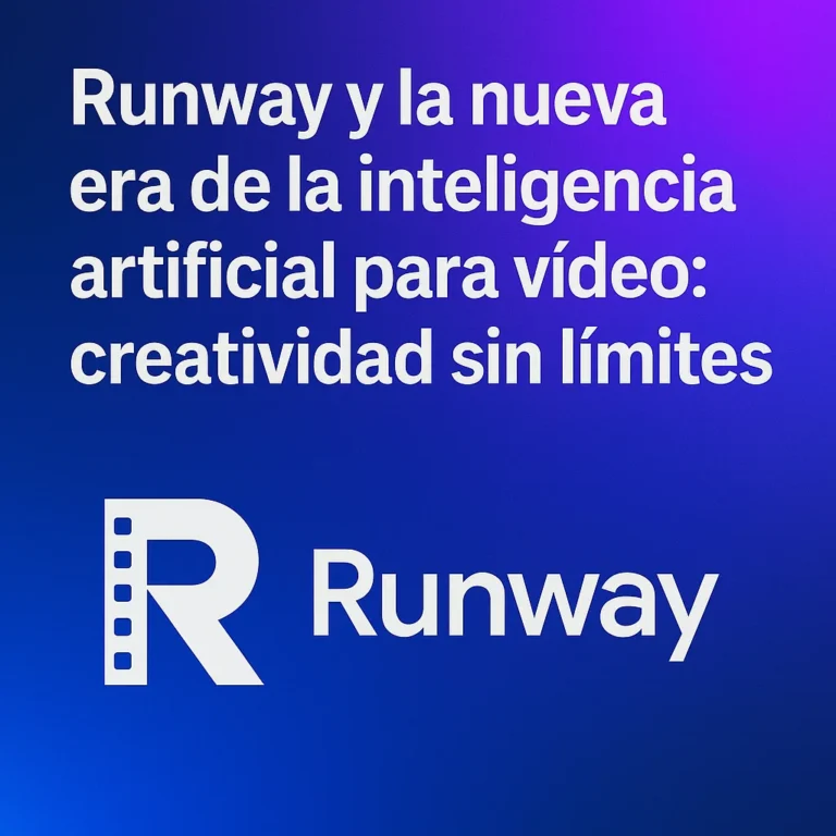 Runway y la nueva era de la inteligencia artificial para vídeo creatividad sin límites