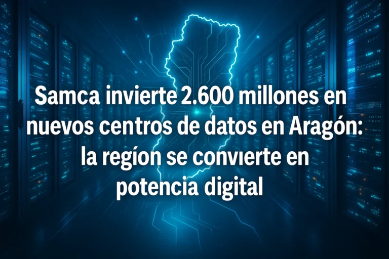 Samca invierte 2.600 millones en nuevos centros de datos en Aragón
