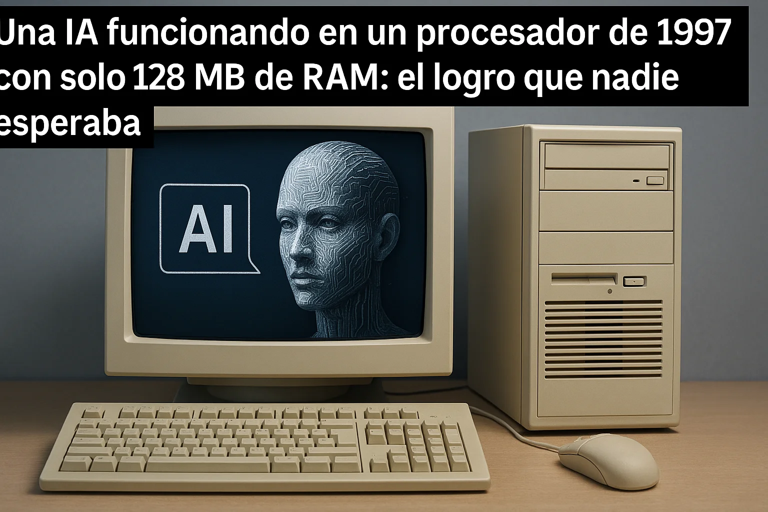 Una IA funcionando en un procesador de 1997 con solo 128 MB de RAM el logro que nadie esperaba