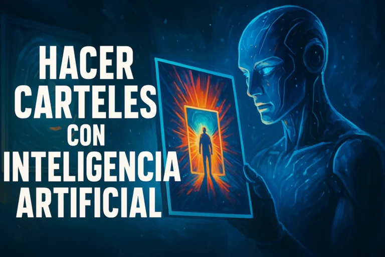 hacer carteles con inteligencia artificial