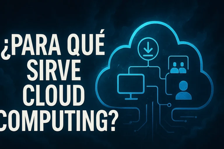 para que sirve cloud computing