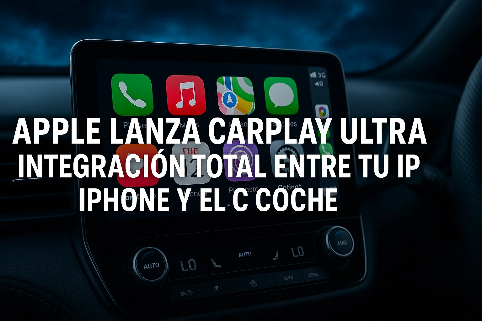 Apple lanza CarPlay Ultra