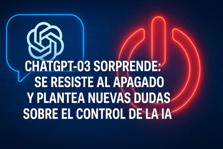 ChatGPT-03 sorprende se resiste al apagado