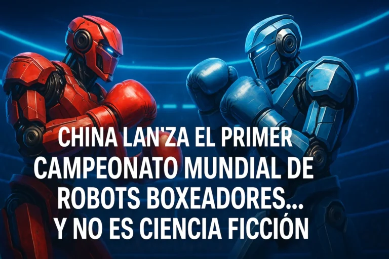 China lanza el primer campeonato mundial de robots boxeadores