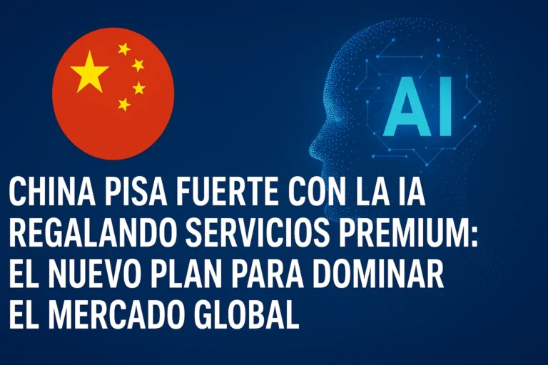 China pisa fuerte con la IA regalando servicios premium