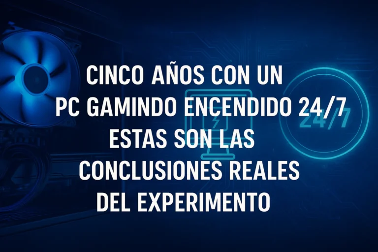Cinco años con un PC gaming encendido 24-7