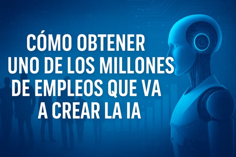 Cómo obtener uno de los millones de empleos que va a crear la IA