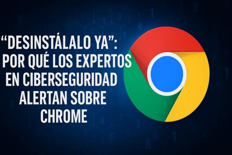 “Desinstálalo ya” por qué los expertos en ciberseguridad alertan sobre Chrome