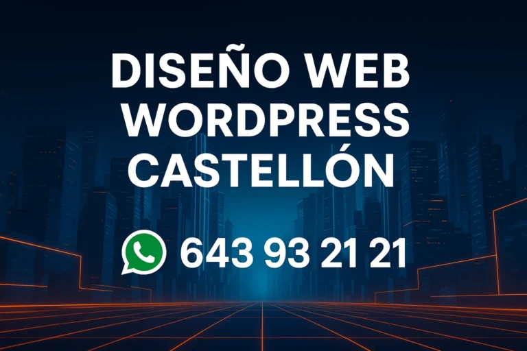 Diseño web WordPress Castellón