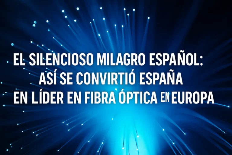 El silencioso milagro español así se convirtió España en líder en fibra óptica