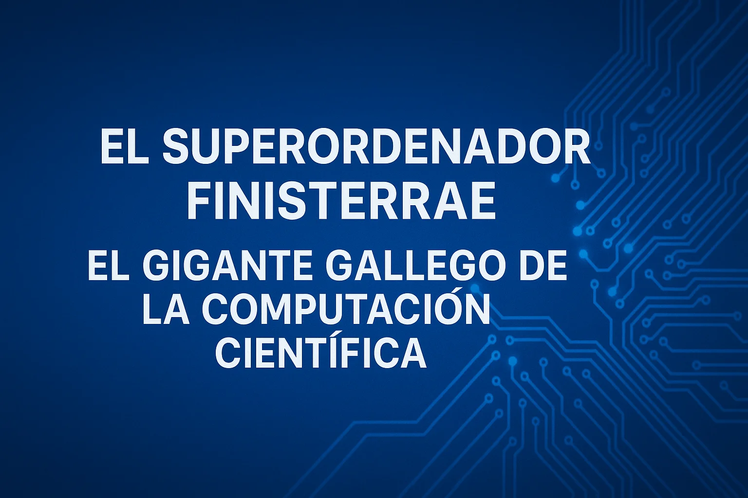El superordenador Finisterrae