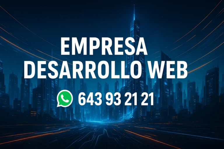 Empresa desarrollo web el socio tecnológico que necesitas para hacer crecer tu negocio online