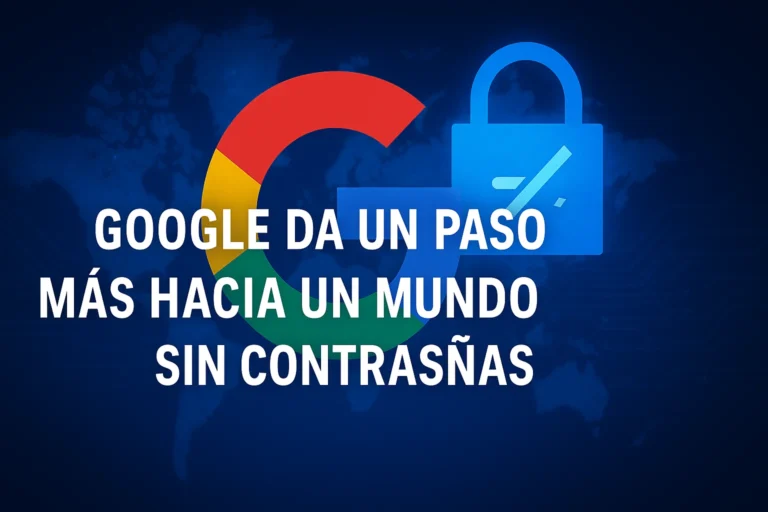 Google da un paso más hacia un mundo sin contraseñas passkeys