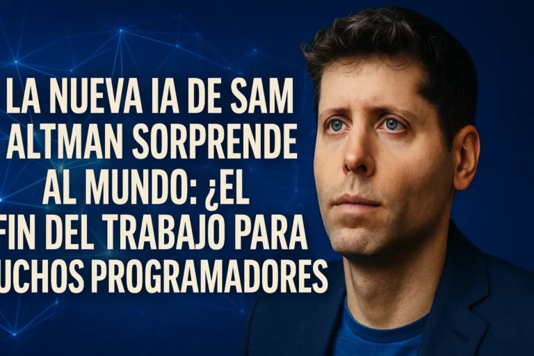 La nueva IA de Sam Altman sorprende al mundo