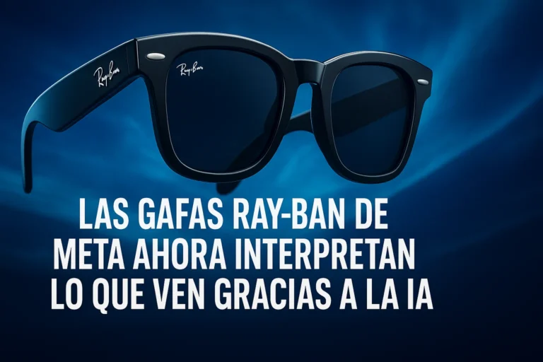 Las gafas Ray-Ban de Meta ahora interpretan lo que ven gracias a la IA