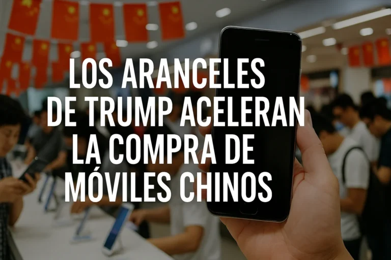 Los aranceles de Trump aceleran la compra de móviles chinos