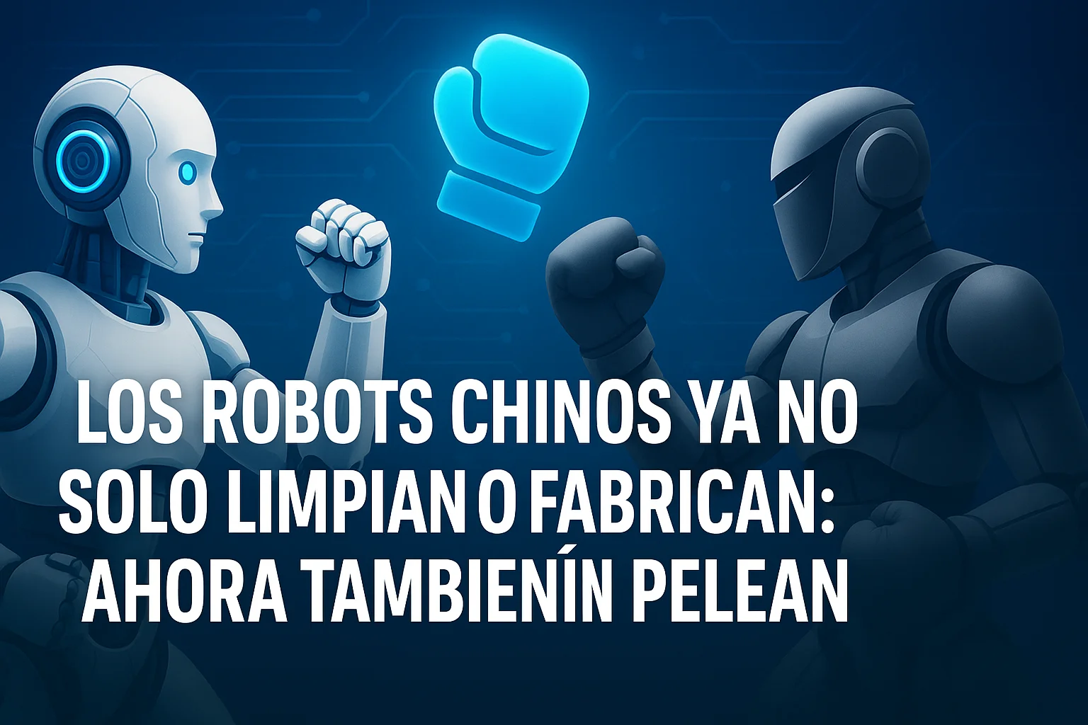 Los robots chinos ya no solo limpian o fabrican ahora también pelean