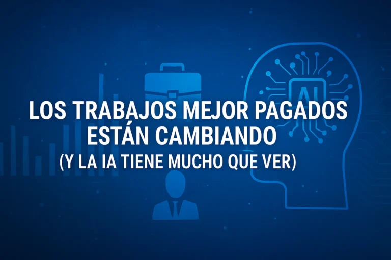 Los trabajos mejor pagados están cambiando