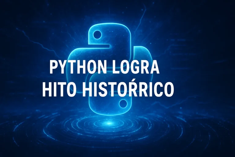 Python logra un hito histórico