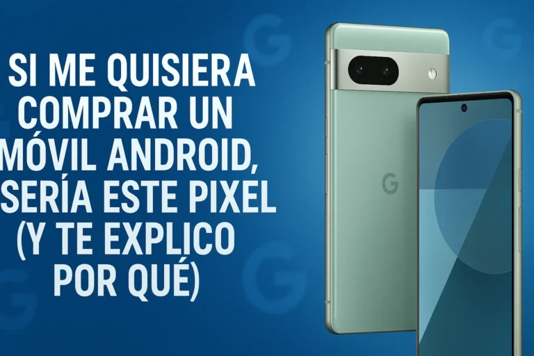 Si me quisiera comprar un móvil Android, sería este Pixel