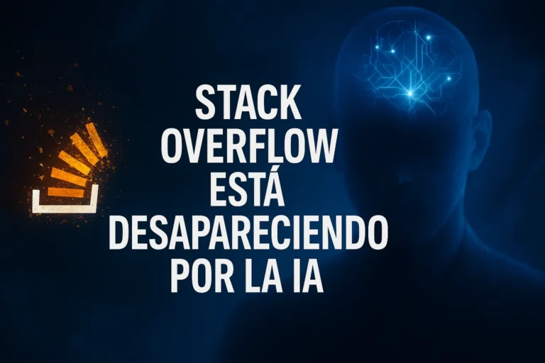 Stack Overflow está desapareciendo por la IA