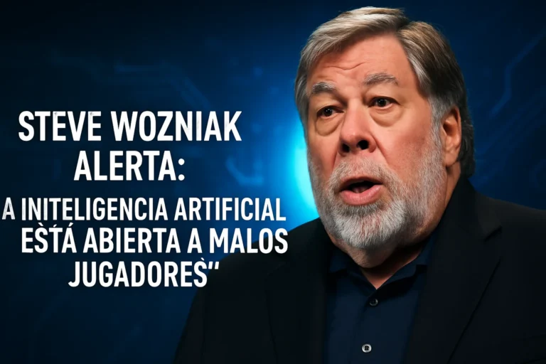Steve Wozniak alerta La inteligencia artificial está abierta a malos jugadores