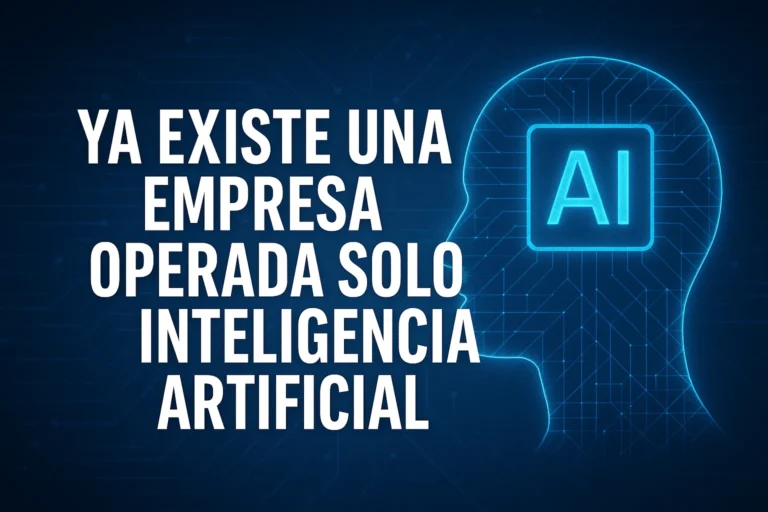 Ya hay una empresa solo con empleados de IA
