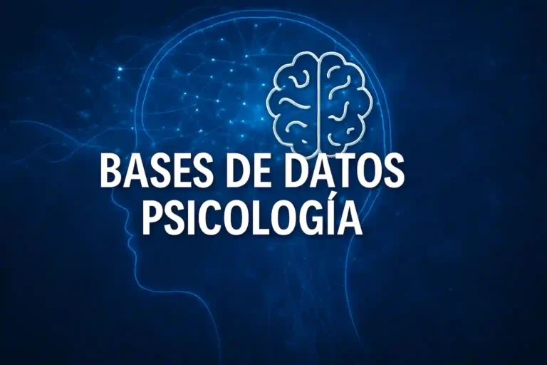 bases de datos psicologia