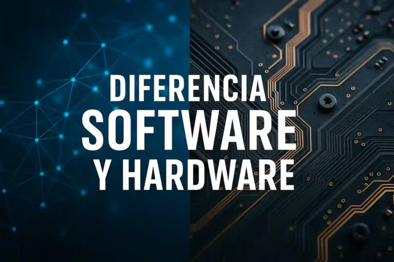 diferencia software y hardware